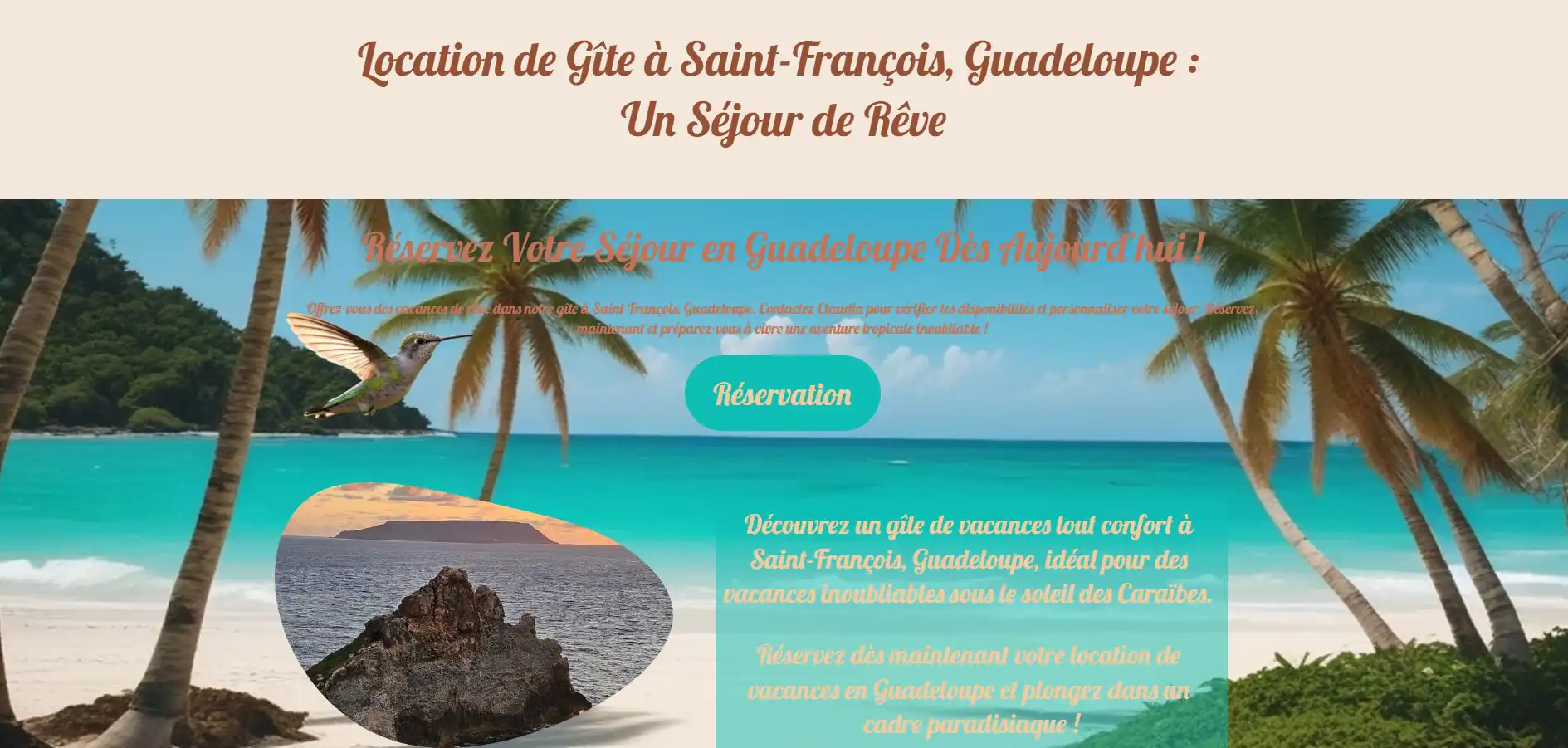 chez claudia location Guadeloupe